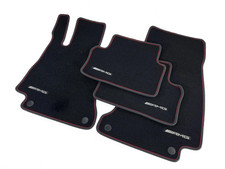 Mercedes-Benz AMG Original Fußmatten W/S 213 E Klasse LHD Schwarz/Rot Neu