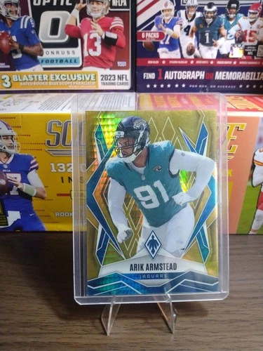2025 Panini Phoenix Football Gold Hyper Arik Armstead #46