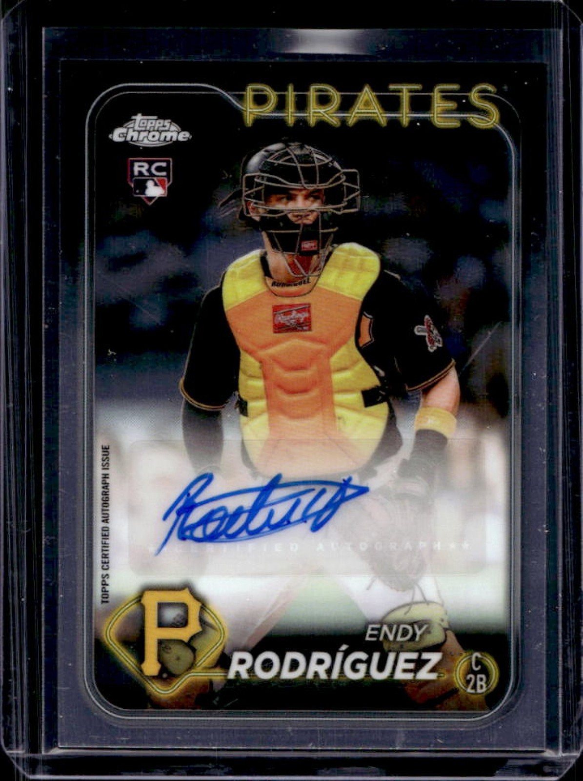 2024 Topps Chrome Update Endy Rodriguez Auto RC Rookie #AC-ER Pirates