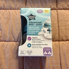 Tommee Tippee Advanced Anti-Colic 5oz Baby Bottle Slow Flow  Med Flow