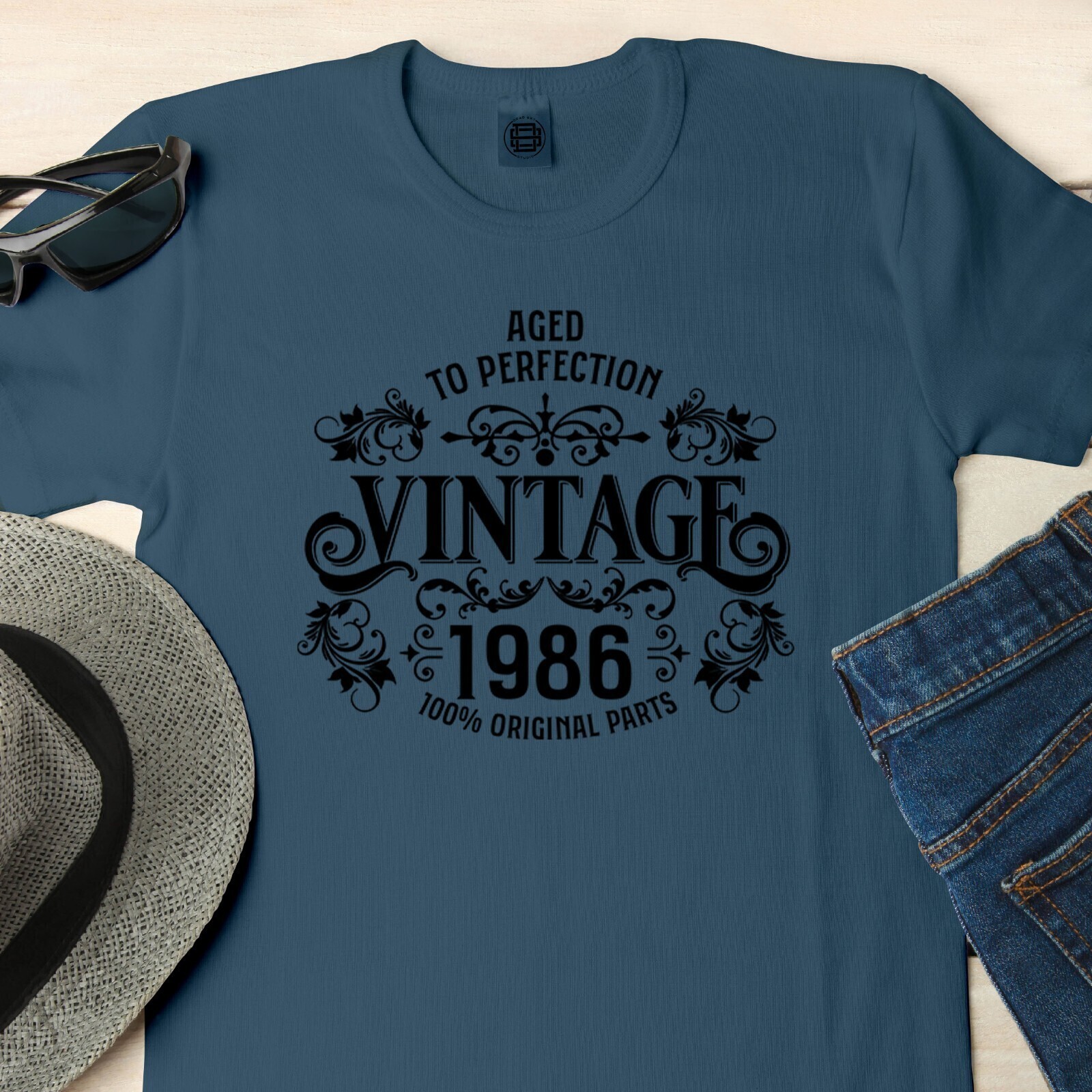 40th Birthday Gifts For Mens, Vintage 1986 Men's T Shirt, Born in 1986, 40 Bday