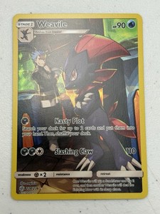 Pokémon TCG Weavile Sun & Moon - Cosmic Eclipse 238/236 Holo Secret NM