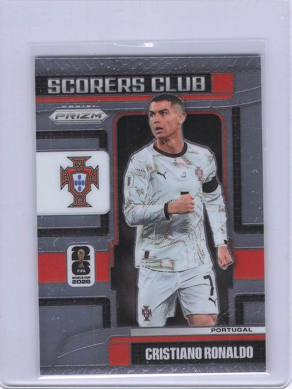 2026 Panini Prizm FIFA World Cup #21 Cristiano Ronaldo Scorers Club