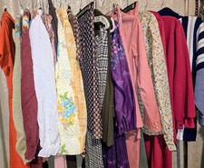 23 Pc 70s Fall Winter Vintage Women Clothing Lot For Resale Dress Pants Skirts