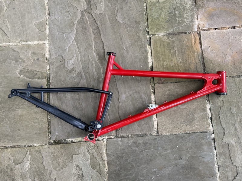 Starling Cycles Mega Murmur V3 2026 Frame XL Red + Hope Headset & Seat Clamp