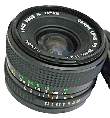 Canon NFD FD 28mm f/2.8 MF Lens VG+ No. 216756 Working | eBay