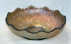Fenton ICS Sauce Bowl Persian Medallion 5Iridescent Aqua Carnival Glass