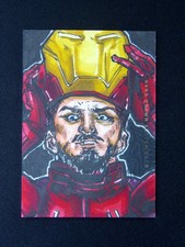 2023 Finding Unicorn Marvel Guardians Iron Man Cassandra Vae Sketch Auto 1/1