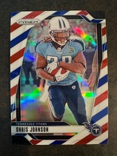 2024 Panini Prizm - Chris Johnson #284 Red White & Blue Prizm