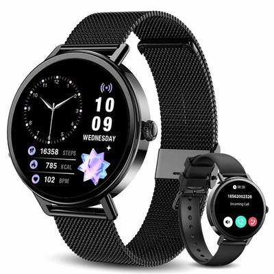 Smartwatch 1.26'' Waterproof Fitness Tracker For Android IOS  Smart Watch-2 Strap