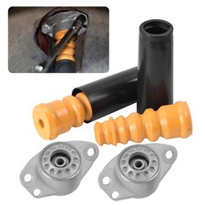2x Rear Shock Absorber Mountings Dust Cover & Top Mounts Kit For VW Golf 4 Polo