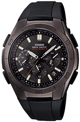 CASIO WAVE CEPTOR WVQ-M410B-1AJF Herrenuhr Schwarz Robust Solar Atom Radio