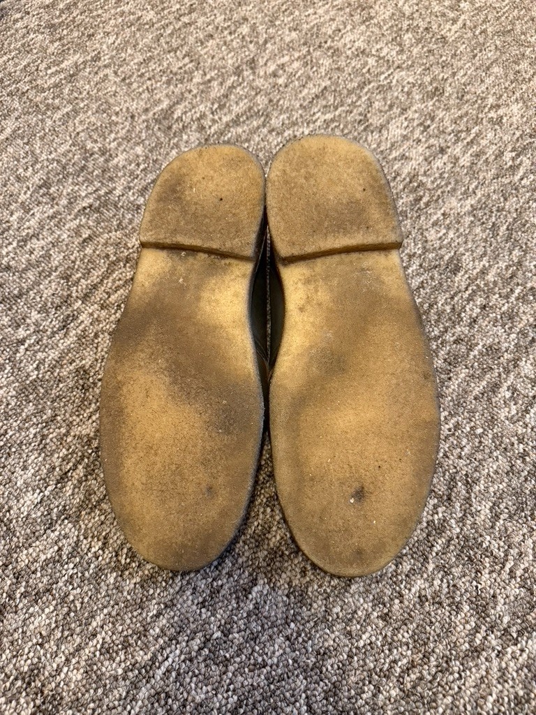 Men’s Clark’s Originals Desert Boots Green Leather UK 11 EU 46 image 6