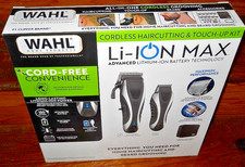 WAHL Li-ION MAX Cordless Haircutting Beard Grooming Full Kit BRAND NEW in BOX
