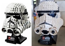 LEGO Star Wars 75276 Stormtrooper Helmet Set VGC, Built with Box Manual
