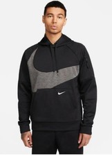 Nike Hoodie Therma-FIT Men's 2pc Set Pants XL Pullover Fitness Black SHIPS FAST