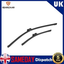 FOR FIAT 500 (312) 2007-2020 Front Windscreen Wipers Blades Set 24+14 2Pcs