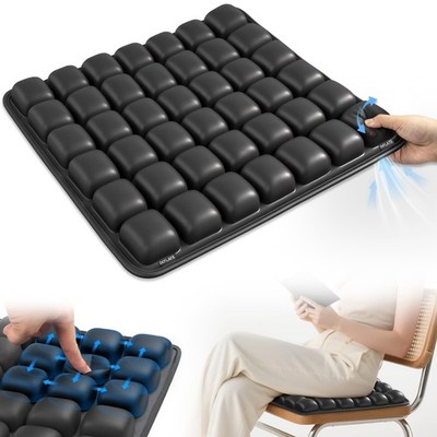 Upgrade Airplane Seat Cushion with No External Air Pump, Inflatable Seat Cush...