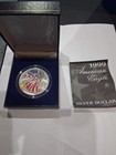 1999 Painted Colorized American Eagle Dollar 1 oz. Fine Silver, — photo 1