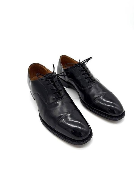 Men Church'S Heels Black Leather 43