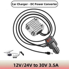 For Starlink Mini 12V/24V to 30V 3.5A Power Boost Converter with 2/3/5M DC Cable