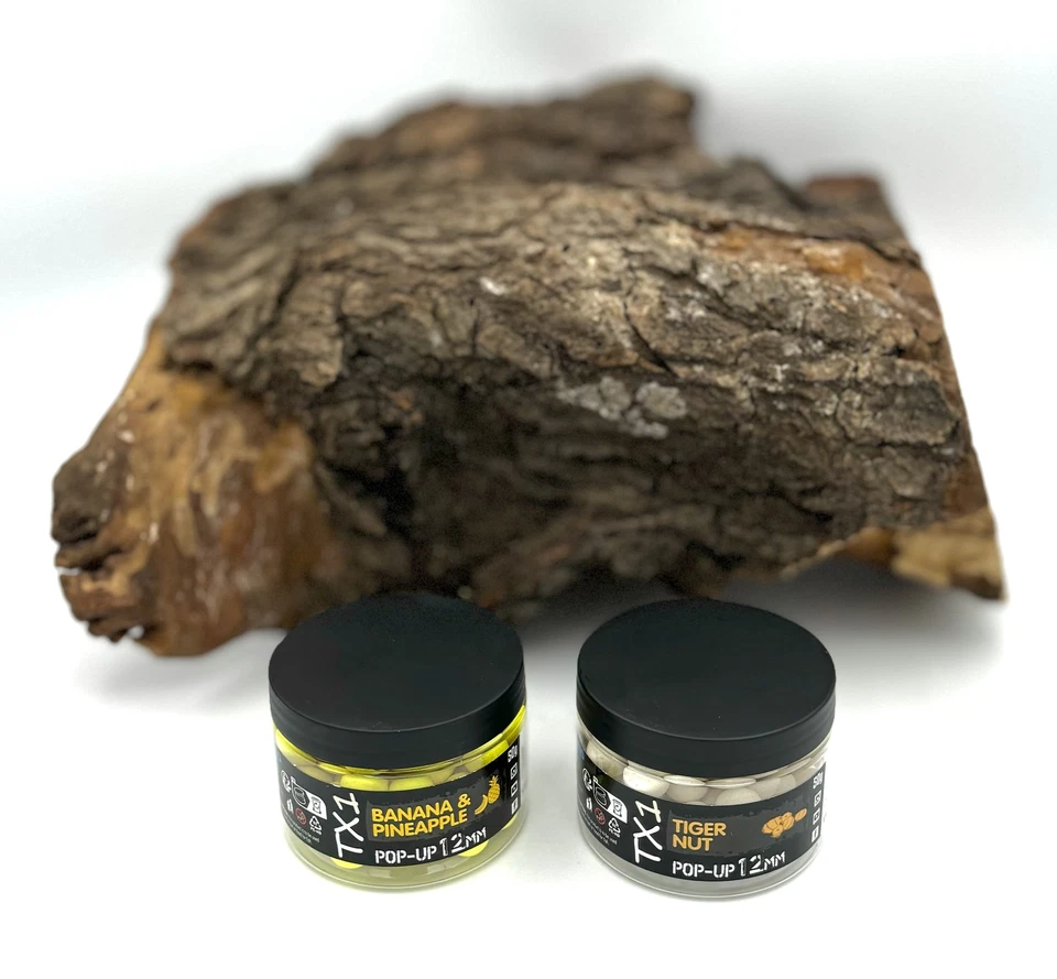 Shimano Bait TX1 Pop Ups 12mm 50g Banana & Pineapple - Tiger Nut Boilies Futter - Bild 1 von 1