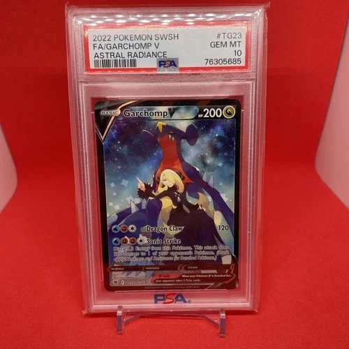 FA/GARCHOMP V ASTRAL RADIANCE POKEMON SWSH ASTRAL RADIANCE 2022 TG23 PSA 10
