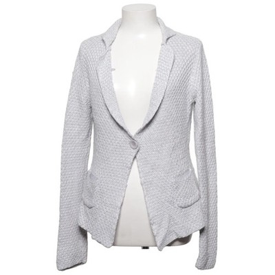 For Friends Only, Strickjacke, Damen, Größe: M, Grau, Kaschmir/Baumwolle #KXV