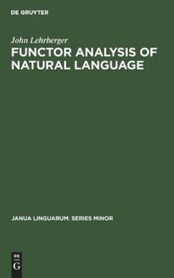 Functor Analysis Of Natural Language
