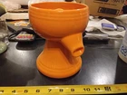 Red Wing Stoneware Pottery Juicer Vibrant Orange Collectable