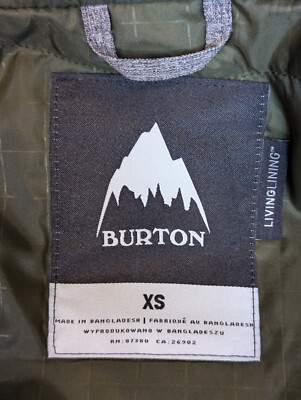 NEW Burton Covert Jacket Men XS MB DRYRIDE THERMOLITE Hooded