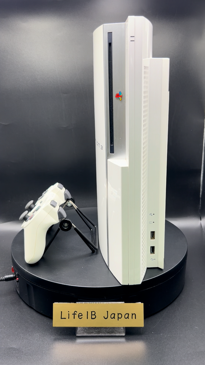 Sony PlayStation 3 PS3 CECHL00 80GB Ceramic White Console with Sony PlayStation 3 PS3 CECHL00 80GB Ceramic White Console with