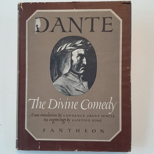 THE DIVINE COMEDY 1948 Dante Illus. by Gustave Dore HC/DJ Book OS49