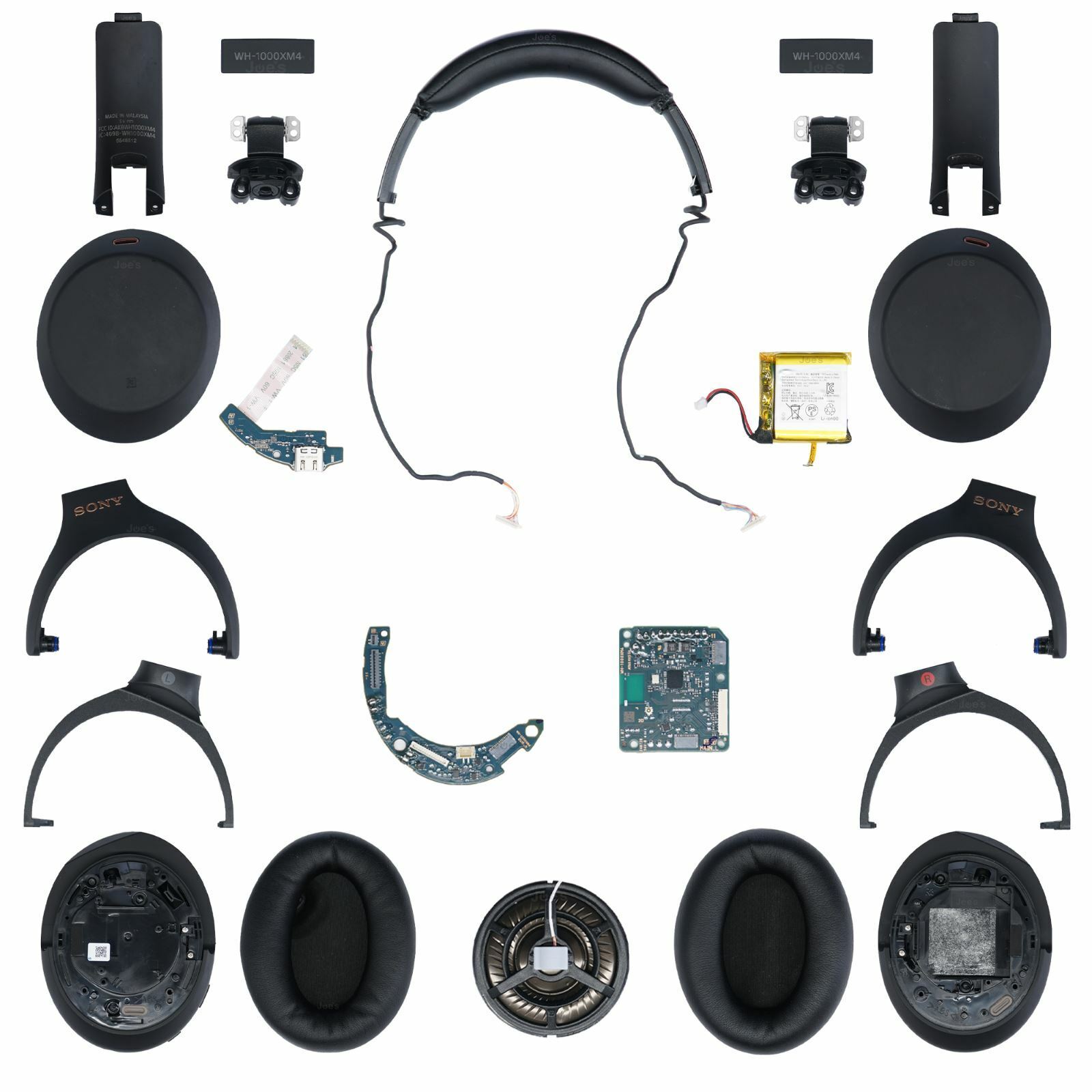 Original OEM Original Sony WH-1000XM4, WH-1000XM4/B, WH1000XM4 Replacement  Parts