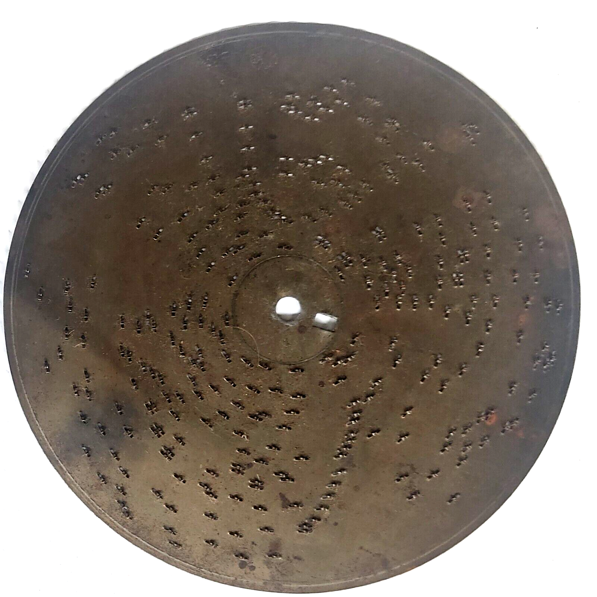 メロディーボックス Antique Disc Music Box SYMPHONION 7 1/2 inch 193mm Disc for