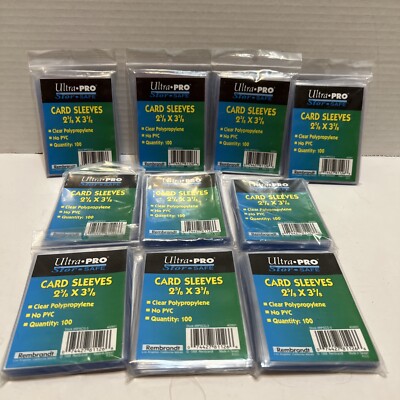 1000 Ultra Pro Penny Sleeves Sports Cards Soft Standard Gaming (10 Packs of  100) | eBay