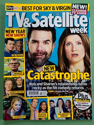 TV & SATELLITE WEEK mag 5-January-2019 Sharon Horgan Rob Delaney James Norton UK