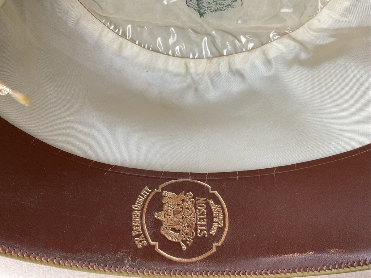 Vintage EXCELLENT Stetson 50s Taupe (Custom Shaping) 3X Beaver 7+