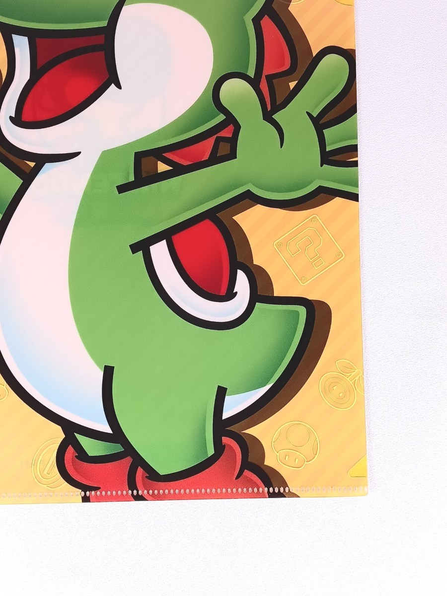 Yoshi Super Mario Bros. Super Nintendo World × USJ A4 Clear