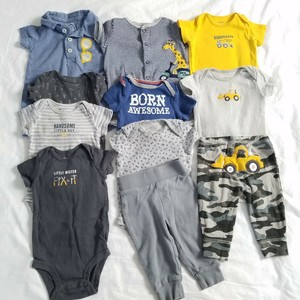 baby boy summer rompers