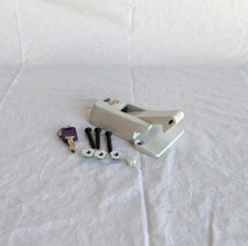 Cargo Trailer RV Cambar Door White  Auto Latching Vise Lock Cam Handle