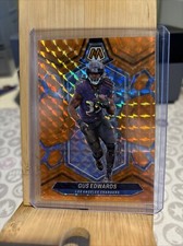 2024 Panini Mosaic Football Gus Edward’s Orange Mosaic /199