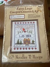Needles 'N Hoops 427 Extra Large Easy Heirloom Sampler Kit NEW
