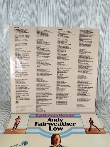 Lot Of 2 Andy Fairweather Low LPs La Booga Rooga And Be Bop N Holla Promo Copies - Picture 3 of 15