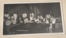 1972 BLACK AFRO-AMERICAN PHOTO by JIM ALEXANDER - DUKE ELLINGTON ORCHESTRA  RARE