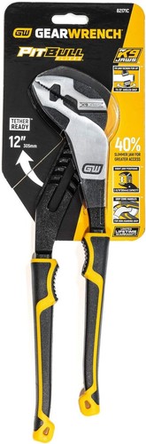 12" Pitbull K9 Straight Jaw Dual Material Tongue and Groove Pliers - - Picture 6 of 9