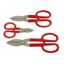 3PC 8" 10" 12" Tinman Style Tin Snips Sheet Metal Shear Scissors