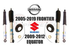 Bilstein B8 5100 46mm Adjustable Front Shocks W Rear Set For Frontier Equator
