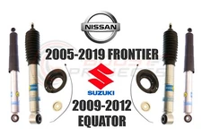 Bilstein B8 5100 46mm Adjustable Front Shocks w/ Rear Set For Frontier / Equator