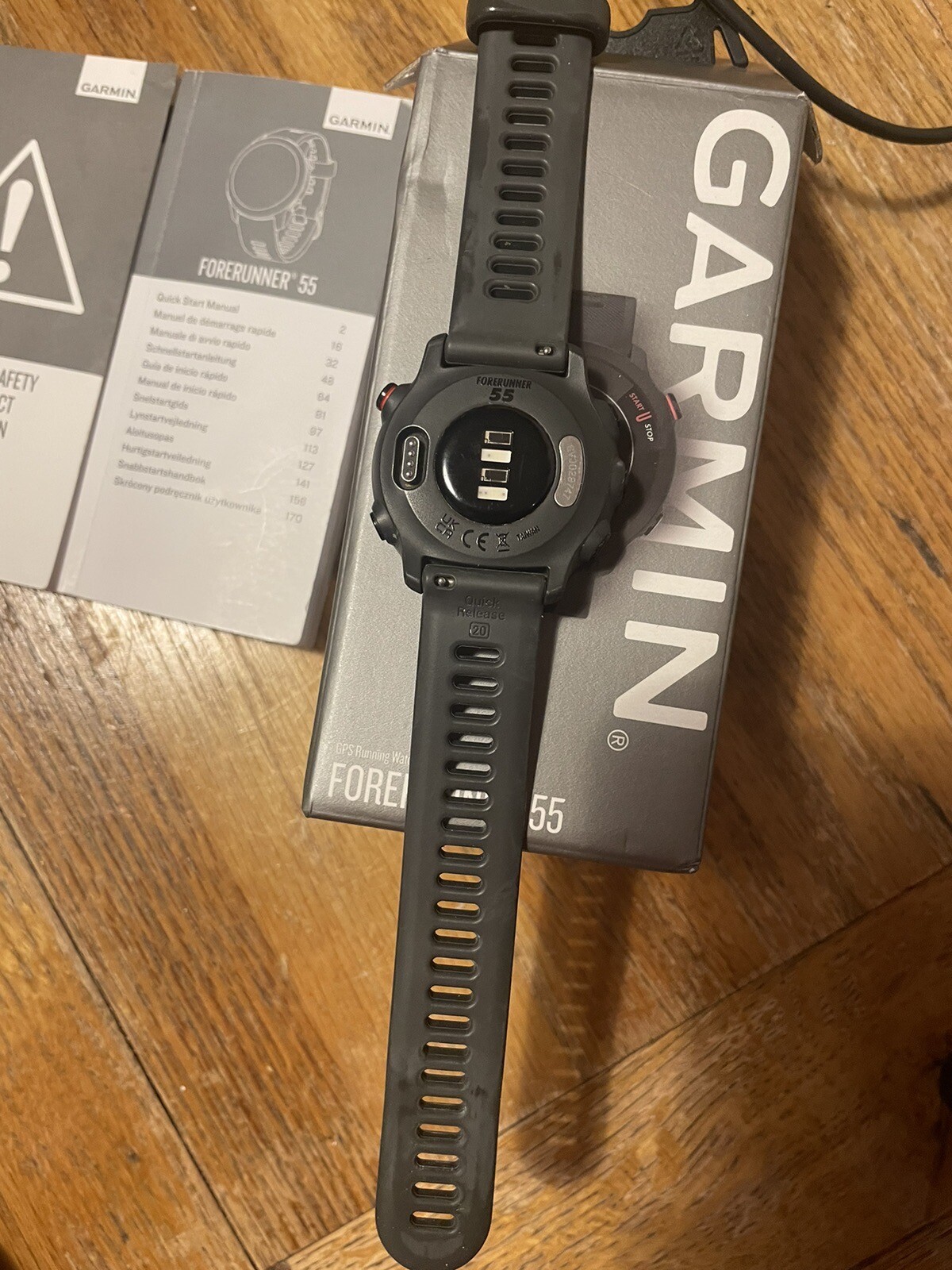 Garmin Forerunner 55 GPS Running and Fitness Smartwatch (Black) eBay